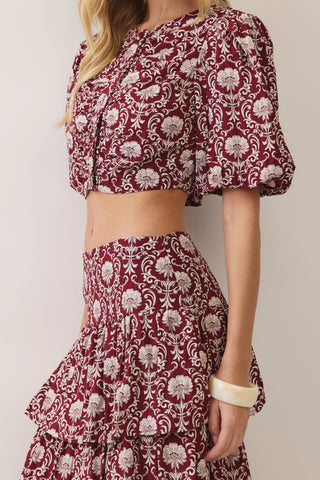 Fine & Floral Maxi Skirt
