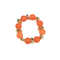 Marble Ball and Metal Nugget Bracelet