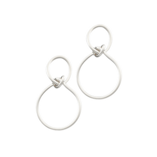 Love Knot 2 Circle Earrings