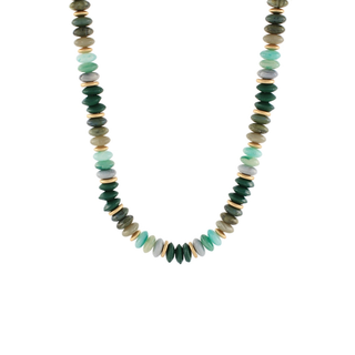 Multi Shape Mixed Bead Necklace