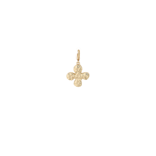 Hammered Clover Charm