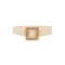 Square Rattan Buckle Straw Belt