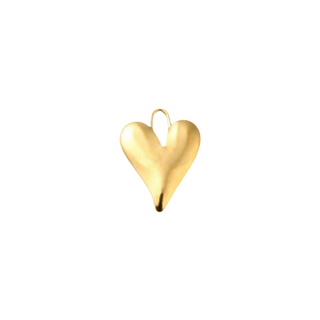 Gold Statement Heart Charm