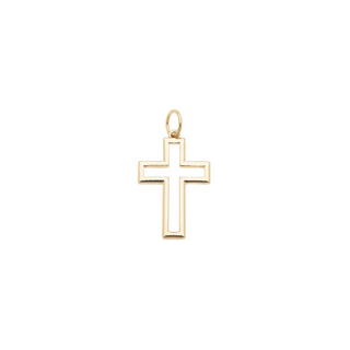 Open Cross Charm