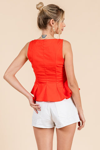 Flare Affair Peplum Top