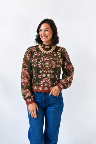 Petal Perfect Scalloped Sweater