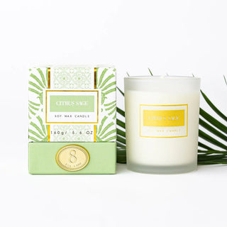 Citrus Sage Soy Wax Candle