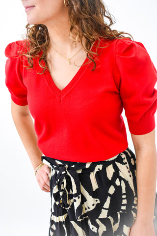 Huff And Puff Short Sleeve Sweater