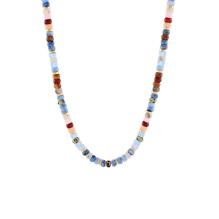 Mixed Bead Short Necklace