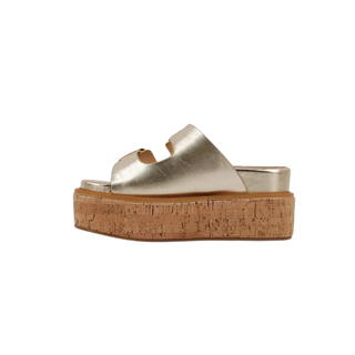 Lucinda Metallic Platform Sandals
