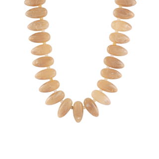 Marble Pebble Bead Necklace
