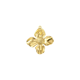 Gold Dogwood Charm