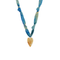 Heart Pendant Scarf Necklace