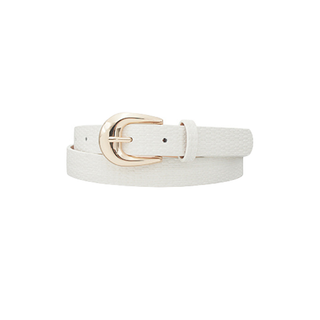 Skinny Metal Buckle Belt