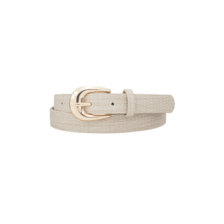 Skinny Metal Buckle Belt