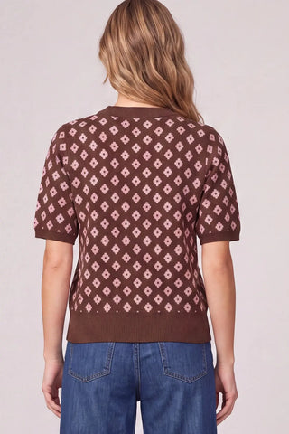 Spot Me Geometric Printed Sweater