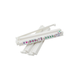 White Acrylic Rack & Pusher Set