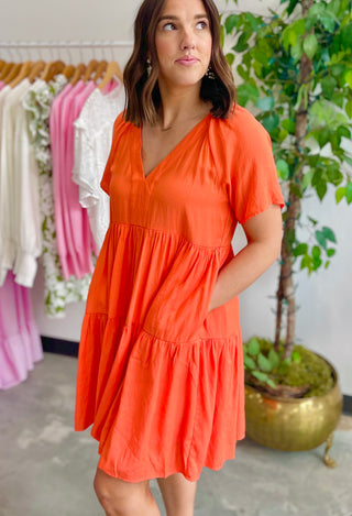 Ready To Roar Tiered Dress