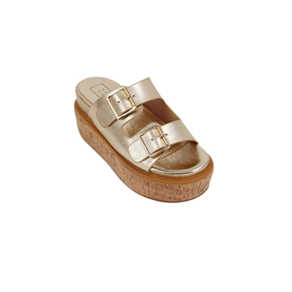 Lucinda Metallic Platform Sandals
