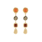 Linear Stone Earrings
