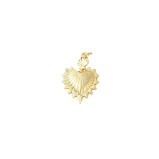 Burning Love Heart Charm