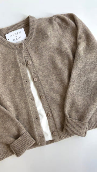 Stay On Taupe Sweater Cardigan