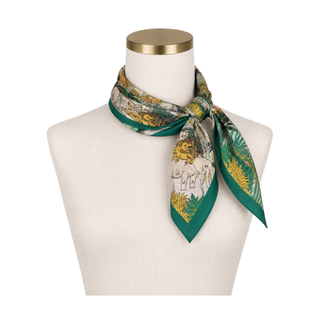 Floral Print Bandana Scarf