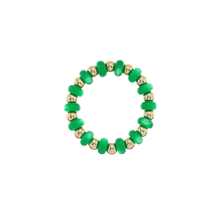 Color Bead & CCB Ball Bracelet