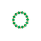 Color Bead & CCB Ball Bracelet