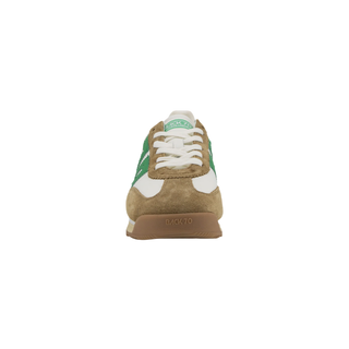 Back 70 Jogger M in White Camel Green Sneakers
