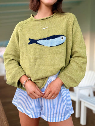 Something Is Fishy Sardine Sweater