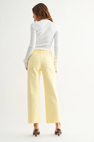 Just Black Utility Wide Leg Jeans