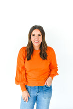Load image into Gallery viewer, Pleats Please Puff Sleeve Sweater

