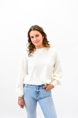 Puff Love Sleeve Sweater