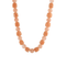 Marble Stone Cube & Ball Necklace