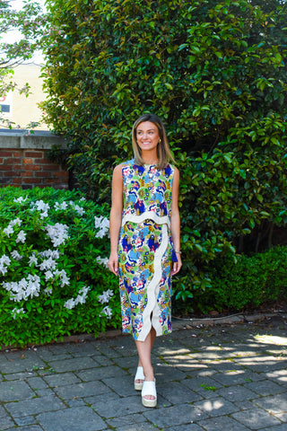 Breezy Does It Printed Skirt