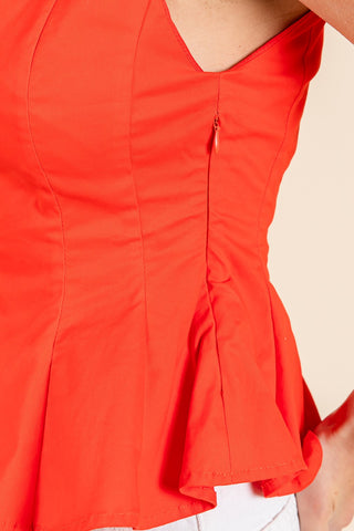 Flare Affair Peplum Top