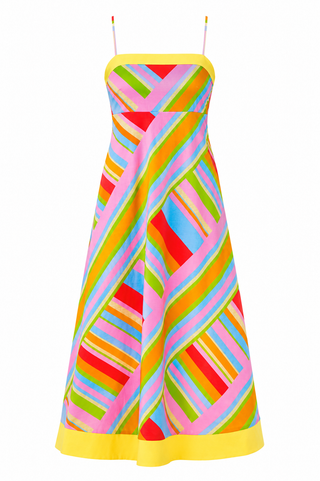 Rainbow Row Midi Dress