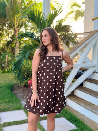 Spots On Point Polka Dot Dress