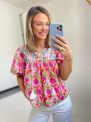 You're Blossom Puff Sleeve Top