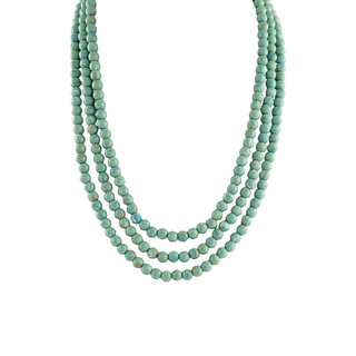 Marble Agate Ball Multi Way Long Necklace