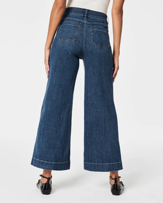 Spanx Cropped Wide Leg Jeans