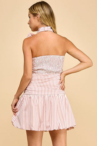 Falling In Line Bubble Dress