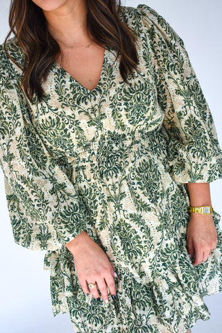 That's Fall Folks Tie Waist Dress