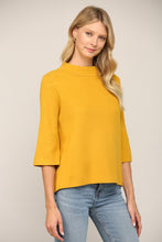 Load image into Gallery viewer, Mustard Seed Mock Neck Sweater
