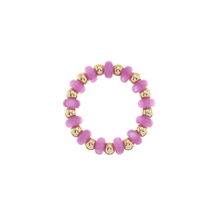 Color Bead & CCB Ball Bracelet