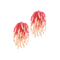 Fringe Beaded Cluster Earrings