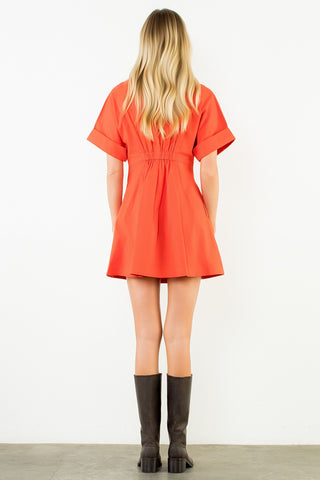 Feeling Zesty Button Up Dress