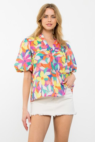 Petals Out Floral Top