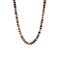 Marble Rondelle and Seed Bead Necklace